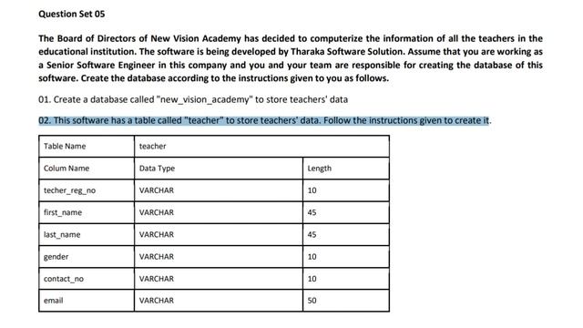 Question Set 05 | Database Management System | Java Institute смотреть онлайн
