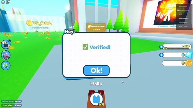 How to Get Verified in Pet Simulator X | How to Get Twitter Rewards in Pet Simulator X | Roblox смотреть онлайн