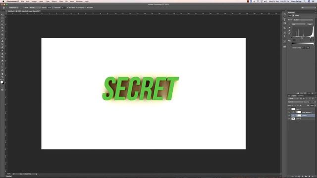 How to Make 3D Text | PhotoShop CC Tutorial смотреть онлайн