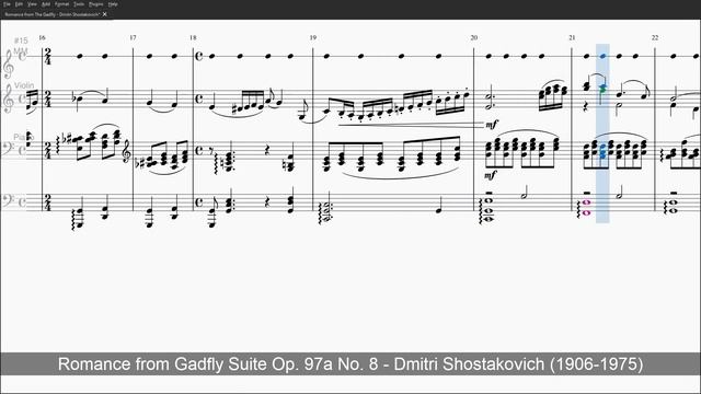 Romance from The Gadfly - Shostakovich - Level 2 Metronome ONLY смотреть онлайн