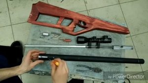 РСР винтовка  «DOZOR-001» своими руками.