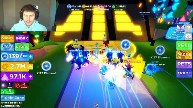 I UNLOCKED THE BEST WEAPON AND MAX EVOLUTION IN NINJA LEGENDS 2!! (Roblox) смотреть онлайн