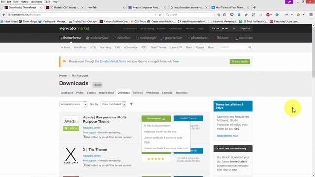 Activating Your Themeforest WordPress Themes | How to смотреть онлайн