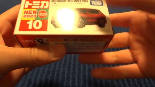 NEW 2023 Tomica #10 Mitsubishi Outlander PHEV unboxing смотреть онлайн