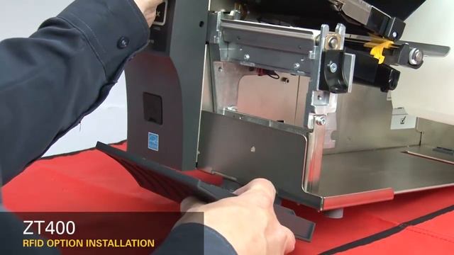 RFID Вариант установки Zebra ZT 420 смотреть онлайн