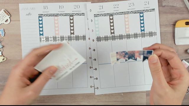 Classic Happy Planner 2021 || Plan with Me January 18-24 || Ft. Pretty Cute Planner and TPS смотреть онлайн