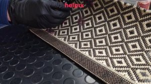 Удаление йода с ковра (с двух ракурсов)