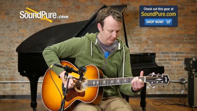 Collings SJ German Spruce/Maple Sunburst Acoustic #25219 смотреть онлайн