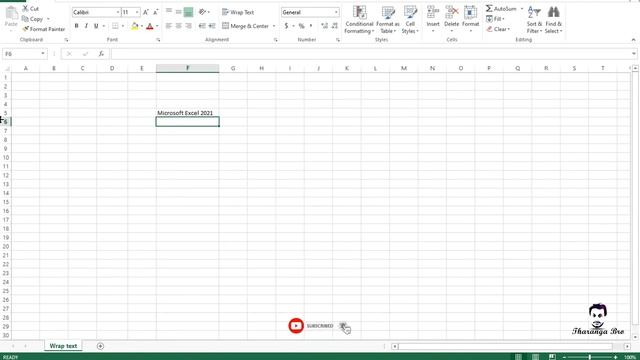 How to use Wrap Text in Excel | Excel for beginners | Microsoft excel tutorial 2021 Sinhala смотреть онлайн