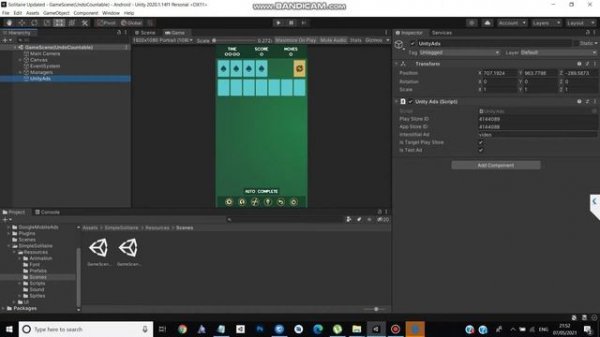 Solitaire Unity Source Code | Solitaire Unity Project | Solitaire Game Source Code