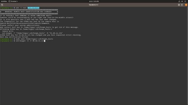Remote Host Identification has changed - Quickfix смотреть онлайн