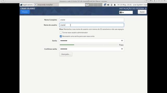 instalação do fedora linux 31 para um banco de dados oracle 12c смотреть онлайн