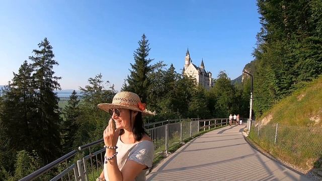 Замок Нойшванштайн! Neuschwanstein! Лебединый замок! Кемптен Германия! Kempten Deutschland