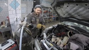 Ремонт кузова Nissan X-Trail. Сварочные работы (сварочный полуавтомат Quattro Elementi Digi MIG 235