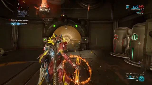 Warframe Ivara Xoris Mega damage смотреть онлайн