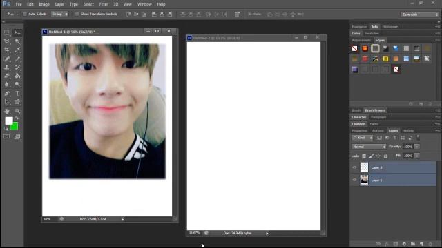 cara membuat foto polaroid di photoshop смотреть онлайн