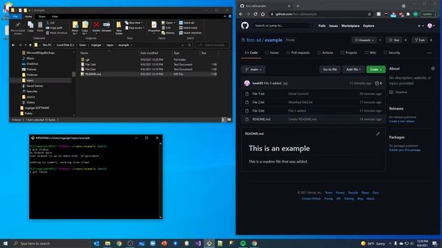 Git Fetch and Pull смотреть онлайн