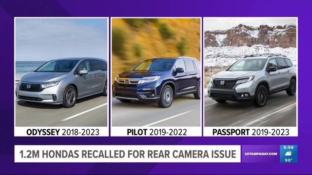 Honda recalls nearly 1.2 million vehicles over rear camera issue смотреть онлайн