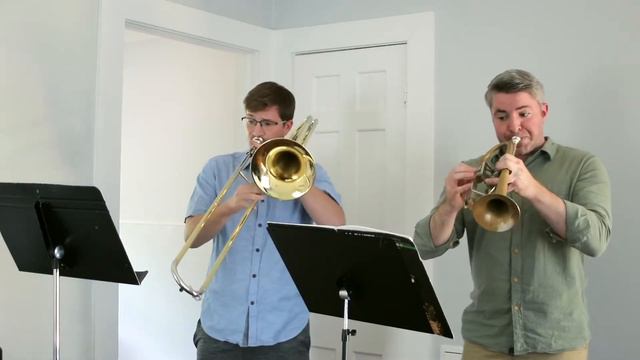 J.S. Bach - Invention No. 4 in D minor (edited for trumpet and trombone) смотреть онлайн