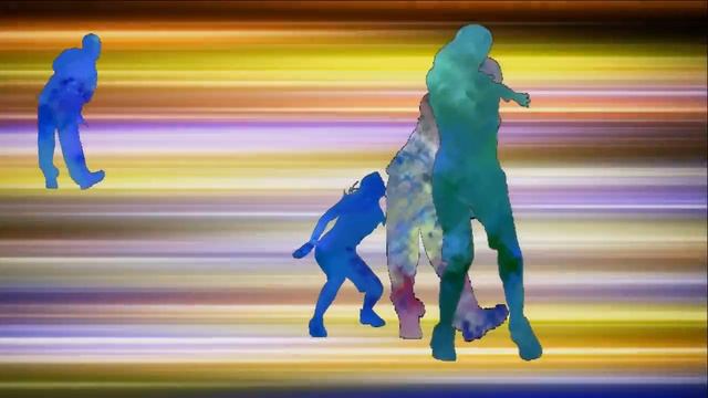 Футаж Танцы на анимированном фоне смотреть онлайн