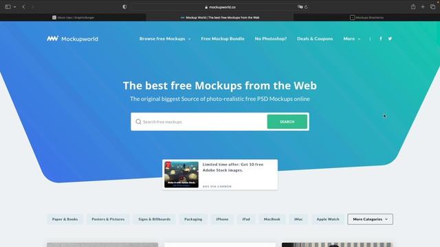 Como usar Mockups? 3 sites que eu uso para baixar! смотреть онлайн