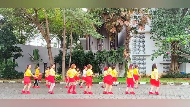 Cha Cha Lambada | Line Dance | Intermediate | Glowing смотреть онлайн