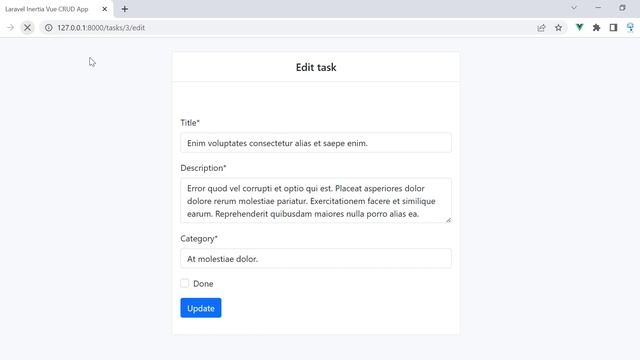 Laravel 10 Inertia & Vue 3 CRUD Application -25- (How to Override Can Method in Laravel Policy) смотреть онлайн