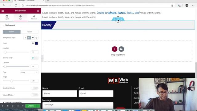 Add a Solid Diagonal Separator in Elementor without CSS смотреть онлайн