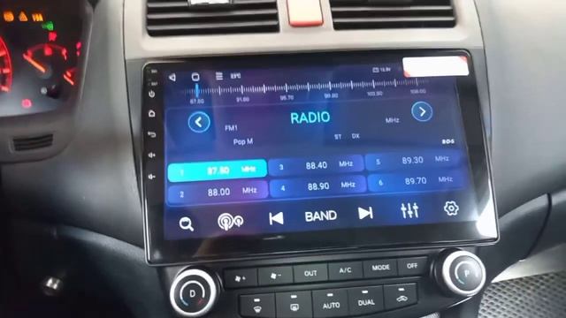 HONDA ACCORD 7. ДВУХ-зонный КЛИМАТ Контроль.Магнитола UNISON S400 4/64Gb. смотреть онлайн