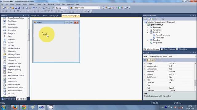 C# Tutorial 87: How to make a Simple Splash Screen with ProgressBar in C# смотреть онлайн