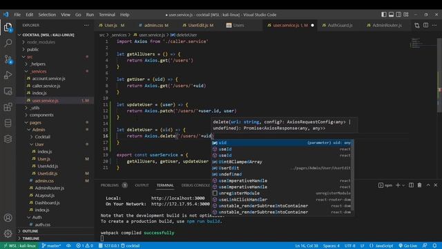 REACTJS 18 JWT 31/? - Suppression utilisateur et mise à jour du state смотреть онлайн