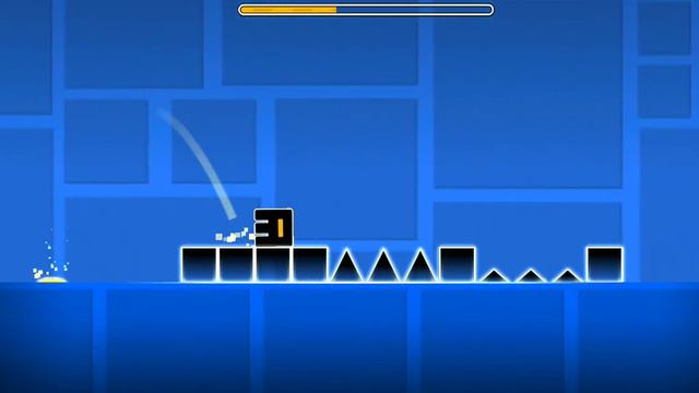 первый уровень в Geometry Dash смотреть онлайн
