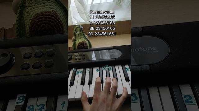 Мегалования Megalovania Undertale на пианино 🎹 Обучение смотреть онлайн