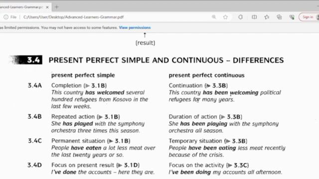 Longman Advanced Learners' Grammar: Unit3: Present Perfect Simple Vs Present Perfect Continuous смотреть онлайн