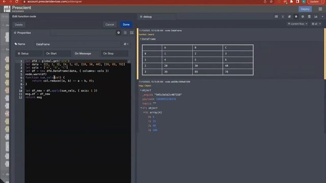 Prescient: PART 05 | Process Data Using Danfo.JS with Node-RED смотреть онлайн