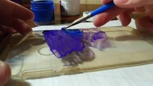 Красим чехол для телефона