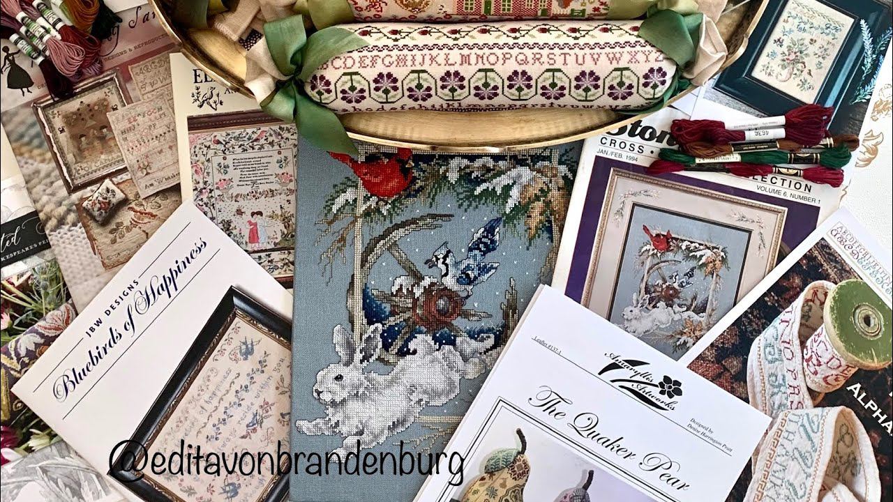 48. The Rose And The Giant Pear Sampler, Little D Freitag Sampler, With My Needle, Frolic Winter