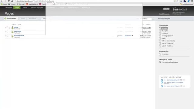 Sitefinity v6 with Twitter Bootstrap v2.3 смотреть онлайн