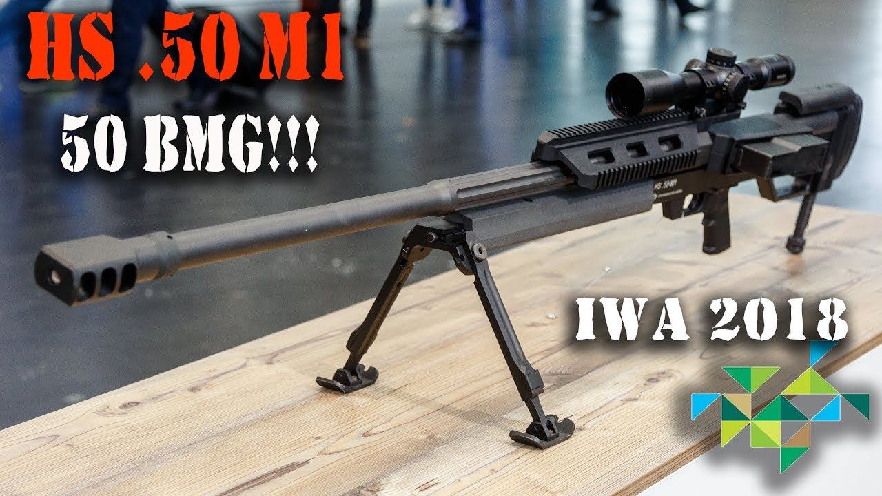 Крупнокалиберная снайперская винтовка Steyr Mannlicher - HS .50 M1 калибра 50 BMG!!!  IWA – 2018