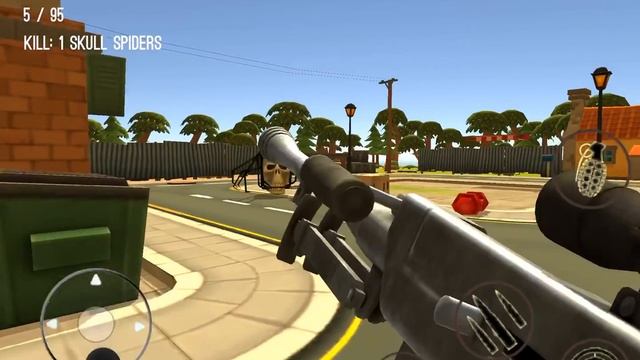 OUT OF AMMO VS SKULL SPIDER! HARD LEVEL SPIDER HUNTER AMAZING CITY 3D смотреть онлайн