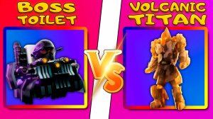 Я ПОЛУЧИЛ НОВЫЕ ГОДЛИ - BOSS TOILET ПРОТИВ VOLCANIC TITAN В TOILET TOWER DEFENSE