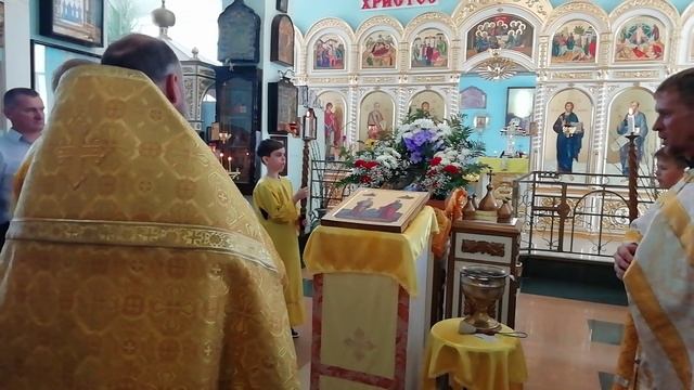 Престольный праздник в храме Петра и Павла села Икряное, 2022г..mp4 смотреть онлайн