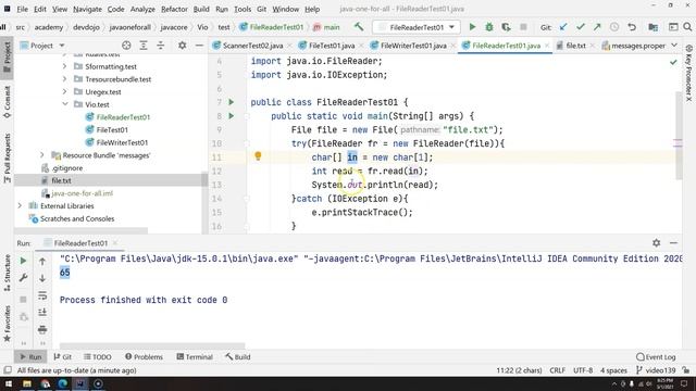 140 - Utility Classes - IO pt 03 - FileReader смотреть онлайн
