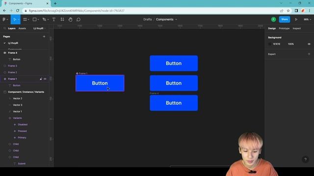 STUDY WITH CAPI | TẬP 3: FIGMA TUTORIAL - Component, Instance và Variants смотреть онлайн