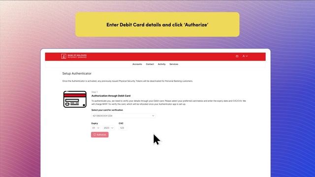 BML Mobile Banking - Authenticator Set Up смотреть онлайн