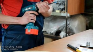 Установка столешницы Topalit на подстолье