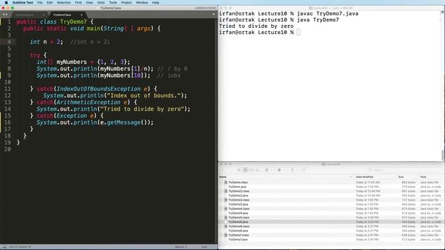 Java Exceptions 11: Subclass Exceptions смотреть онлайн