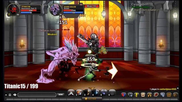 AQ Worlds "The Shard Golem" (Quest) смотреть онлайн