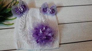 МК. Часть 1. Необычное оформления летней шапочки лентами своими руками.