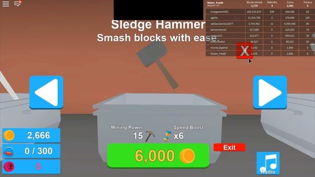 Roblox Mining Simulator 1000000000 мечта или реальность смотреть онлайн